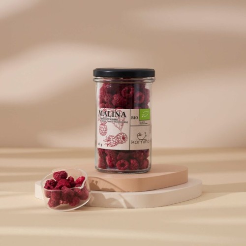Malina liofilizowana ekologiczna 45 g z Podlasia