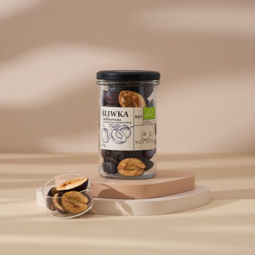 Śliwka węgierka liofilizowana EKO 50 g