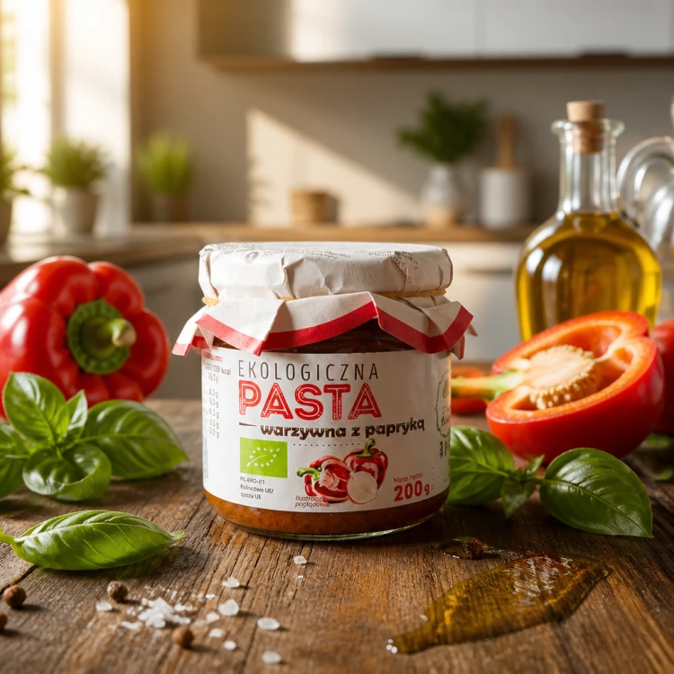 Ekologiczna Pasta Warzywna z Papryką BIO 200 g w słoiku.png