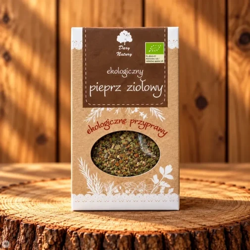 Ekologiczny pieprz ziołowy BIO 60 g – naturalna mieszanka ziół i przypraw